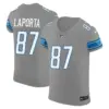 Mens Detroit Lions Vapor Elite Jersey Sam Laporta Jersey Gray