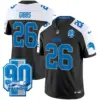 Mens Detroit Lions 90Th Year Patch Vapor Limited Jersey Jahmyr Gibbs Jersey Black Alternate