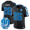 Mens Detroit Lions 90Th Year Patch Vapor Limited Jersey Jahmyr Gibbs Jersey Black