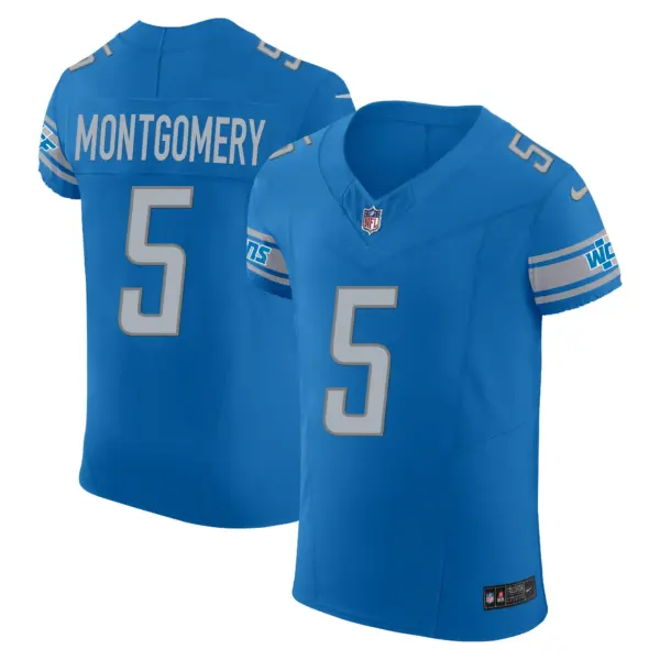 Mens Detroit Lions Vapor Elite Jersey David Montgomery Jersey Blue