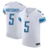 Mens Detroit Lions Vapor Elite Jersey David Montgomery Jersey White