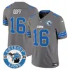 Mens Detroit Lions 2024 Vapor Limited Jersey Est 1934 Patch Jared Goff Jersey Gray