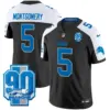 Mens Detroit Lions 90Th Year Patch Vapor Limited Jersey David Montgomery Jersey Black Alternate