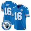Mens Detroit Lions 2024 Vapor Limited Jersey Est 1934 Patch Jared Goff Jersey Blue