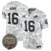 Mens Detroit Lions 2024 Salute To Service Establishment Year Patch Vapor Limited Jersey Jared Goff Jersey Air Force
