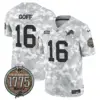Mens Detroit Lions 2024 Salute To Service Establishment Year Patch Vapor Limited Jersey Jared Goff Jersey Navy