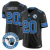 Mens Detroit Lions 2024 Vapor Limited Jersey Est 1934 Patch Barry Sanders Jersey Black