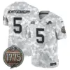 Mens Detroit Lions 2024 Salute To Service Establishment Year Patch Vapor Limited Jersey David Montgomery Jersey Marines