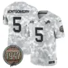 Mens Detroit Lions 2024 Salute To Service Establishment Year Patch Vapor Limited Jersey David Montgomery Jersey Air Force