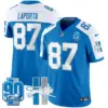 Mens Detroit Lions 1946 Throwback Vapor Limited Jersey Sam Laporta Jersey Blue Alternate