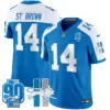 Mens Detroit Lions 1946 Throwback Vapor Limited Jersey Stbrown Jersey Blue Alternate