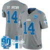 Mens Detroit Lions 1946 Throwback Vapor Limited Jersey Stbrown Jersey Gray