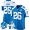 Mens Detroit Lions 1946 Throwback Vapor Limited Jersey Jahmyr Gibbs Jersey Blue Alternate