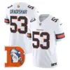 Mens Denver Broncos Throwback Vapor Limited Jersey V2 Randy Gradishar Jersey White