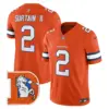 Mens Denver Broncos Throwback Vapor Limited Jersey V2 Patrick Surtain II Jersey Orange