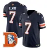 Mens Denver Broncos Throwback Vapor Limited Jersey V2 John Elway Jersey Navy