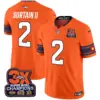 Mens Denver Broncos 3X Patch Colorado Flag Vapor Limited Jersey Patrick Surtain II Jersey Orange