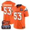 Mens Denver Broncos 3 Time Champions Patch Vapor Limited Jersey Randy Gradishar Jersey Orange