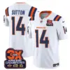 Mens Denver Broncos 3 Time Champions Patch Vapor Limited Jersey V2 Courtland Sutton Jersey White