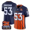 Mens Denver Broncos 3 Time Champions Patch Vapor Limited Jersey V2 Randy Gradishar Jersey Navy Special