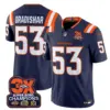 Mens Denver Broncos 3 Time Champions Patch Vapor Limited Jersey V2 Randy Gradishar Jersey Navy