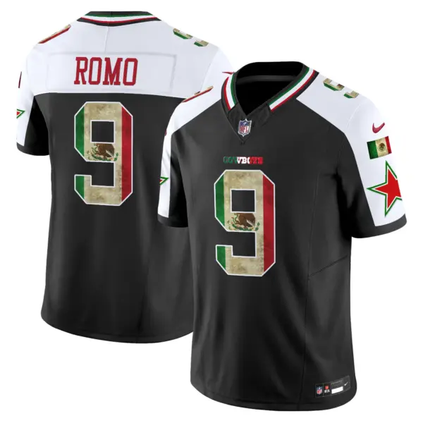 Mens Dallas Cowboys Mexico Vapor Limited Jersey V3 Tony Romo Jersey Alternate