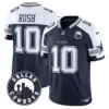 Mens Dallas Cowboys Dallas City Patch Vapor Limited Jersey Cooper Rush Jersey Alternate