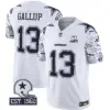 Mens Dallas Cowboys Pattern Style Vapor Limited Jersey Michael Gallup Jersey White