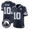 Mens Dallas Cowboys Dallas City Patch Vapor Limited Jersey Cooper Rush Jersey Navy