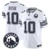 Mens Dallas Cowboys Dallas City Patch Vapor Limited Jersey Cooper Rush Jersey White