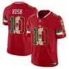 Mens Dallas Cowboys Mexico Vapor Limited Jersey V3 Cooper Rush Jersey Red