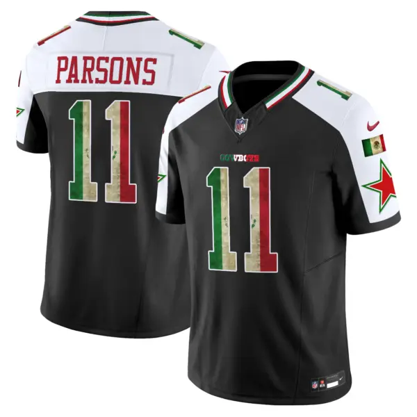 Mens Dallas Cowboys Mexico Vapor Limited Jersey V3 Micah Parsons Jersey Alternate