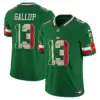 Mens Dallas Cowboys Mexico Vapor Limited Jersey V3 Michael Gallup Jersey Green