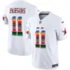 Mens Dallas Cowboys Mexico Vapor Limited Jersey V2 Micah Parsons Jersey White