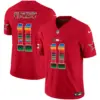 Mens Dallas Cowboys Mexico Vapor Limited Jersey V2 Micah Parsons Jersey Red
