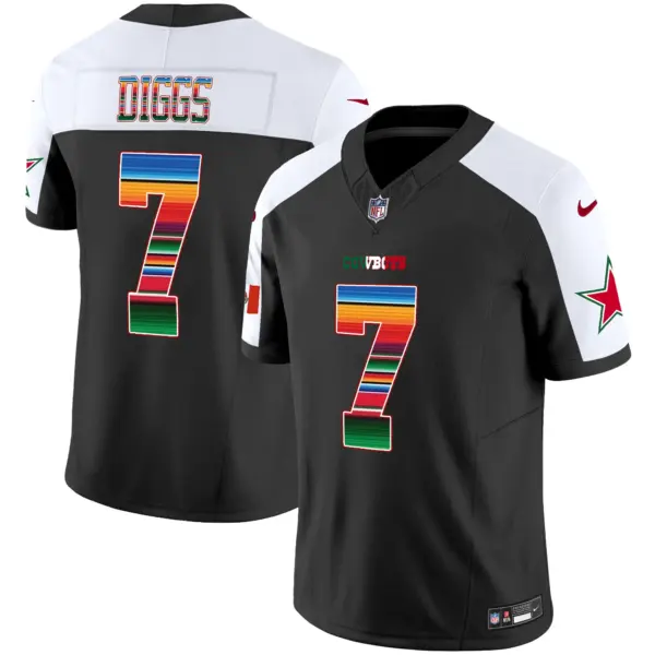 Mens Dallas Cowboys Mexico Vapor Limited Jersey V2 Trevon Diggs Jersey Alternate