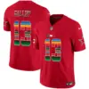 Mens Dallas Cowboys Mexico Vapor Limited Jersey V2 Michael Gallup Jersey Red