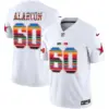 Mens Dallas Cowboys Mexico Vapor Limited Jersey V2 Isaac Alarcon Jersey White