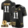Mens Dallas Cowboys Est 1960 We Dem Boyz Patch Gold Vapor Limited Jersey V2 Micah Parsons Jersey Black Limited