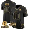 Mens Dallas Cowboys Est 1960 We Dem Boyz Patch Gold Vapor Limited Jersey V2 Cooper Rush Jersey Black Gold