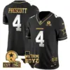 Mens Dallas Cowboys Est 1960 We Dem Boyz Patch Gold Vapor Limited Jersey V2 Dak Prescott Jersey Black Limited