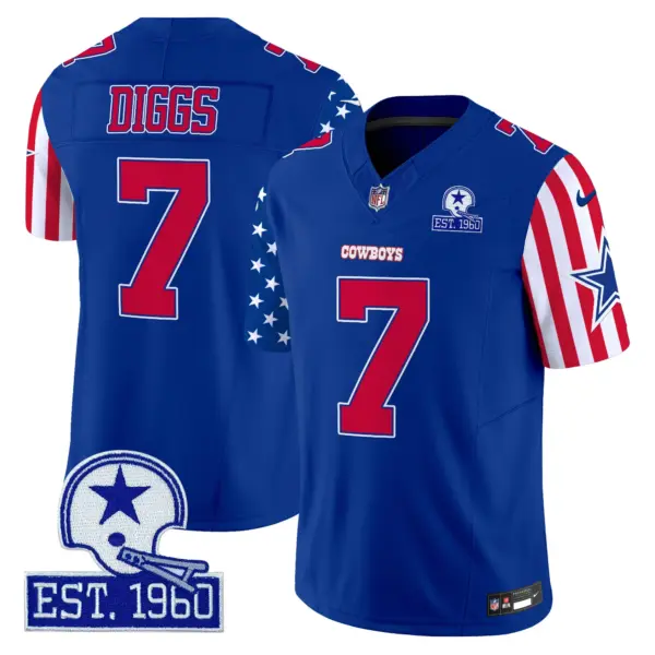 Mens Dallas Cowboys American Style Vapor Limited Jersey Trevon Diggs Jersey Royal