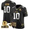 Mens Dallas Cowboys Est 1960 We Dem Boyz Patch Gold Vapor Limited Jersey V2 Cooper Rush Jersey Black Limited