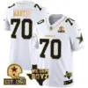 Mens Dallas Cowboys Est 1960 We Dem Boyz Patch Gold Vapor Limited Jersey V2 Zack Martin Jersey White Gold