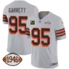 Mens Cleveland Browns 1946 75Th Anniversary Patch Jersey Myles Garett Jersey Gray