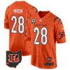 Mens Cincinnati Bengals 2024 Game Jersey Joe Mixon Jersey Orange
