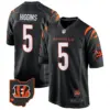 Mens Cincinnati Bengals 2024 Game Jersey Tee Higgins Jersey Black