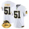Mens Chicago Bears Throwback Gold Vapor Limited Jersey Dick Butkus Jersey White Gold