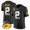 Mens Chicago Bears Throwback Gold Vapor Limited Jersey DJ Moore Jersey Black Limited