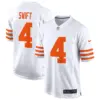 Mens Chicago Bears Throwback Game Jersey D’andre Swift Jersey White